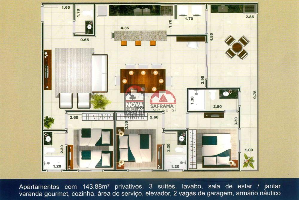 Apartamento / Padrão em Ubatuba , Comprar por R$1.800.000,00