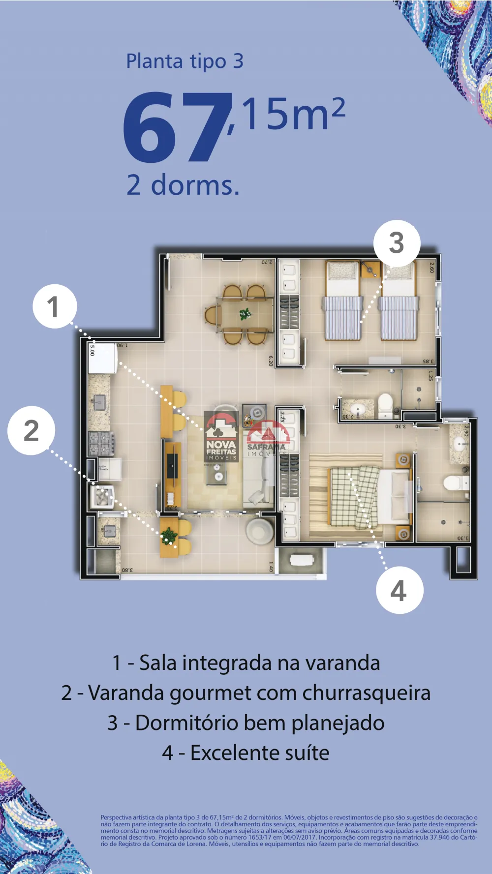 Apartamento / Padrão em Lorena , Comprar por R$400.000,00