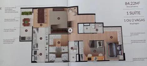 imagem 5 - Apartamento Moderno 84m² em Jacareí - 3 Quartos, 1 Suíte, Lazer Completo imagem 5 - Apartamento Moderno 84m² em Jacareí - 3 Quartos, 1 Suíte, Lazer Completo