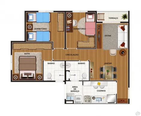 imagem 1 - Apartamento - Padrão imagem 1 - Apartamento - Padrão