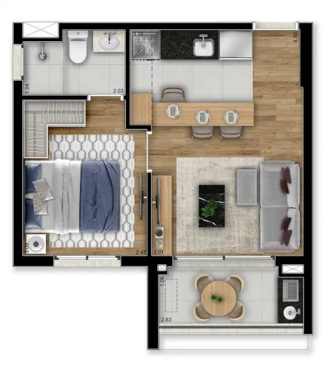 imagem 4 - Apartamento - Padrão imagem 4 - Apartamento - Padrão