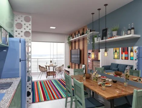 imagem 2 - Apartamento com 1 suíte e sacada com churrasqueira a 200m da Praia Grande ? Ubatuba imagem 2 - Apartamento com 1 suíte e sacada com churrasqueira a 200m da Praia Grande ? Ubatuba