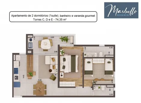 imagem 2 - Apartamento - Padrão imagem 2 - Apartamento - Padrão