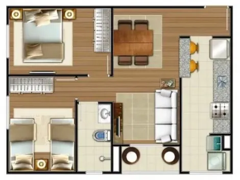imagem 3 - Apartamento - Padrão imagem 3 - Apartamento - Padrão